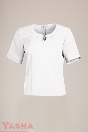 Елегантна блуза бяла